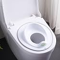 Baybee Maza Baby Potty Seat for Kids 0 to 5 Years, Portable Baby Toilet Seat for Kids with Anti Slip Strip, Splash Guard, Fits Round &amp; Oval Western Toilets | Potty Training Seat for Baby (Grey)