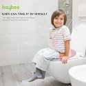 Baybee Maza Baby Potty Seat for Kids 0 to 5 Years, Portable Baby Toilet Seat for Kids with Anti Slip Strip, Splash Guard, Fits Round &amp; Oval Western Toilets | Potty Training Seat for Baby (Pink)