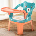 baybee Plastic Baby Chair for Kids Study Table Chair with Cushion Seat & High Backrest Plastic Chair