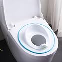 BAYBEE Plastic Weezy Foldable Potty Seat For Kids, Baby Potty Training Seat Chair With Storage Bag &amp; 20 Disposable Bags | Toddler Potty Seat For Toilet | Baby Potty Seat For 0 To 5 Years (Pink)