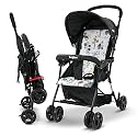 Baybee Stroller Baby for Boy &amp; Girl 0 to 3 Years | Foldable Strollers with Canopy, Parent Handle, 2-Position Adjustable Seat, 2-Point Safety Belt | Travel Pram for Kids (Black)