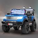 Baybee Rover Battery Operated Jeep for Kids, Ride on Toy with Light &amp; Music, Electric Jeep Car for 3 to 8 Year Olds, Blue