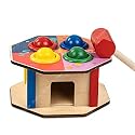 Baybee Wooden Hammer Ball Knock Pounding Bench with Box Case Kids Toys Set, Wooden Hammer Toys Develops Fine Motor & Dexterity Skills, Learning Educational Hammer Toys for Kids 3+ Years (Assorted)