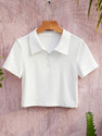 Bayfog Casual Solid Women White Top