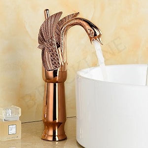 b backline brass basin mixer tap hot cold  wash basin mixer faucet  pillar tap for wash basin  taps for bathroom livingroom amp bathroom rose gold tap long