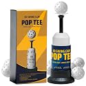 BB Swing Club Tee Popper, Durable Nylon Strength, Batting Tee for Perfect Swings, Baseball Training for Hitting Without a Pitcher 1 Popper Ball Included