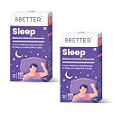 BBETTER Sleep Melatonin 10mg Sleeping Aid Pills with Valerian 100mg | Promotes Relaxation & Sleep, Helps Improve Sleep Quality - 60 Tablets (Pack of 2)