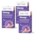 BBETTER Sleep Melatonin 10mg Sleeping Aid Pills with Valerian 100mg | Promotes Relaxation &amp; Sleep, Helps Improve Sleep Quality - 60 Tablets (Pack of 3)