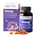 BBETTER Sleep Melatonin 10mg Sleeping Aid Pills with Valerian 100mg | Promotes Relaxation &amp; Sleep, Helps Improve Sleep Quality -60 Tablets (Pack of 1)