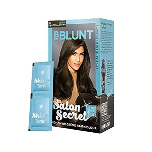bblunt salon secret high shine crme hair colour natural brown 431 40g