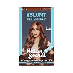 bblunt salon secret high shine crme hair colour - copper brown - 50 g  50 ml  8 ml