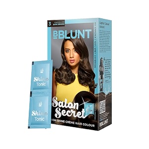 bblunt salon secret high shine crme hair colour dark brown 3 40g