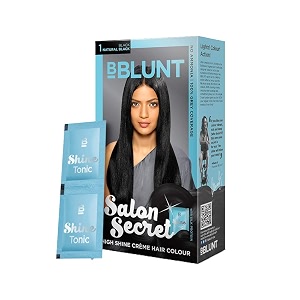 bblunt salon secret high shine crme hair colour natural black 1 40g