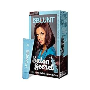 bblunt salon secret high shine crme hair colour mahogany reddish brown - 100 g  mahogany reddish brown - 456  no ammonia
