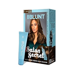 bblunt salon secret high shine crme hair colour - natural black- 100 g  natural black - 100  no ammonia