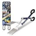 BBQ Croc 3 in 1 Barbecue Tool 18-inch - Light and Long Tongs, Spatula and Grill Scraper (Blue) (18 inch Without Flashlight)