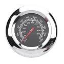 BBQ Thermometer 100-1000°F Stainless Steel Grill Oven Temperature with 76mm Large Dial Easy Installation for Home Outdoor Cooking