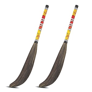 bbt broom natural grass phool jhadu very affordable cleaning home factory amp offices at doorstep long lasting durable grass broom for women pack of 2