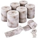 BBTO 12 Rolls Bloody Mummy Wrapping Cloth for Halloween Mummy Gauze Costume