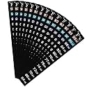 BBTO 20 Pcs Aquarium Thermometer Sticker Temperature Strip for Fish Tank