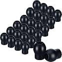 BBTO 36 Pieces Replacement Ear Tips for Stethoscopes, Black