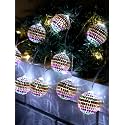 BBTO 10/20 LED Disco Ball String Lights, 1.57 Inch, Sparkling