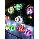 BBTO 10/20 LED Disco Ball String Lights, 1.57 Inch, Mixed
