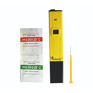 bbutterfly professional portable pocket pen style digital lcd ph meter for accurate water purity testing analyzer for aquarium pool hydroponics amp drinking ro water 09990ppm