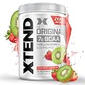 Scivation Xtend Bcaas Powder(Pre-Workout, 7G Bcaas, 0G Carbs,Sugar &amp; Calories, 3.5 Leucine, 2.5G L-Glutamine, 1G Citrulline Malate) - 420 G, 30 Servings (Strawberry Kiwi)