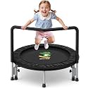 BCAN SP1 36'' Kids Toddler Trampoline Indoor, Foam Handle | FED Fitness