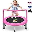 BCAN SP1 36'' Kids Toddler Trampoline Indoor, Foam Handle | FED Fitness