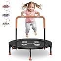 BCAN BT1 36" Toddler Trampoline for Kids, Foldable Indoor Mini, Handlebar