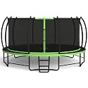 BCAN Trampoline 8FT 10FT 12FT 14FT 15FT 16FT Recreational Trampoline with Enclosure for Kids Adults, ASTM Approved, Outdoor Trampoline with Ladder for Kids