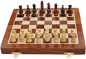 BCBESTCHESS WOODEN STRONG MAGNETIC CHESS (16x16 Inches, Brown) Strategy & War Board Game
