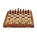BCBESTCHESS WOODEN STRONG MAGNETIC CHESS (10x10 Inches, Brown) Strategy & War Board Game