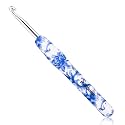 BCMRUN 6.5 mm(K) Large Crochet Hook, Ergonomic Grip Soft Handles Crochet Hook for Arthritic Hands, Extra Long  Knitting Needles for Beginners and Crocheting Yarn (6.5mm-K)