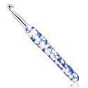 BCMRUN 9 mm(M) Large Crochet Hook, Ergonomic Grip Soft Handles Crochet Hook for Arthritic Hands, Extra Long  Knitting Needles for Beginners and Crocheting Yarn (9.0mm-M)