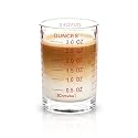 BCnmviku 1 PACK Shot Glass Measuring Cup 3 Ounce/90ML Liquid Heavy High Espresso Glass Cup