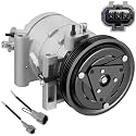 BDFHYK 10362880 Air Conditioning A/C Compressor with Clutch Compatible with Subaru Impreza H4 2.0L 2002-2005, Impreza H4 2.5L 2002-2007, Compatible with Saab 9-2X H4 2.0L 2005, 9-2X H4 2.5L 2005-2006