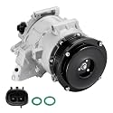 BDFHYK 158368 Air Conditioning AC Compressor with Clutch Compatible with Toyota Highlander 2009-2013, Venza 2009 2010 2011 2012 2013 2014 2015 2016, 2.7L l4, Gas, Replaces 157368, 815579