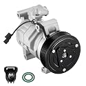BDFHYK 198303 Air Conditioning AC Compressor with Clutch Compatible with Honda Accord 2013 2014 2015 2016 2017 2.4L l4, Gas, Replaces 197303, 7513126, 2022539