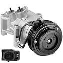BDFHYK 198384 Air Conditioning A/C Compressor with Clutch Compatible with Mazda CX-5 2013-2016, CX-5 2014-2020, 3 2014-2018, 3 Sport 2014-2018, L4 2.0L 2.5L