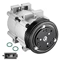 BDFHYK 58144 Air Conditioning AC Compressor with Clutch Compatible with Mazda Tribute 2001-2004 2.0L L4 Gas, Replaces 57144, 253176, 1520700