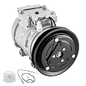 BDFHYK 68369 AC Compressor with Clutch Compatible with Kia Sportage 1995-2001 2.0L, Compatible with Toyota 4Runner 1995 2.4L, Pickup 1989-1995 2.4L, Replaces 67369, 89051057