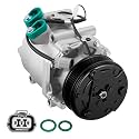 BDFHYK 77613 Air Conditioning AC Compressor with Clutch Compatible with Acura EL 2001-2005, Compatible with Honda Civic 2002 2003 2004 2005, 1.7L l4, Replaces 78613, 1521923, 1522071