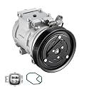 BDFHYK 78320 AC Compressor with Clutch Compatible with Toyota Corolla 1998 1999 2000 2001 2002 1.8L l4, Gas, Replaces 254370, 77320, 1521295