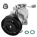 BDFHYK 78389 Air Conditioning A/C Compressor with Clutch Compatible with Honda Accord 2.4L 2003-2007, Replacement 77389, 19187872