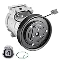 BDFHYK 98361 AC Compressor with Clutch Compatible with Acura CL 1998 1999 2.3L l4, Compatible with Honda Accord 1998 1999 2000 2001 2002 2.3L l4 &amp; 3.0L V6, Gas, Replaces 97361, 638819