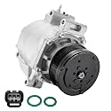 BDFHYK 98555 Air Conditioning AC Compressor with Clutch Compatible with Honda Civic 2006 2007 2008 2009 2010 2011 1.8L l4 CNG &amp; GAS, Replaces 97555, 638880, 4717054