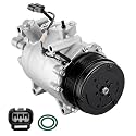 BDFHYK 98580 Air Conditioning AC Compressor with Clutch Fit for Acura RDX 2009 2010 2011 2012 2.3L l4, Fit for Honda Civic 2013 &amp; 2007 2008 2009 2010 2011 2.0L l4, Gas, Replaces 97580, 638882
